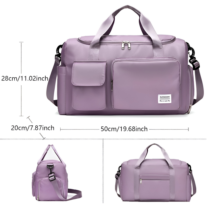 Waterproof travel bag with shoe compartment – Lightweight weekend bag with plenty of storage space | Stornfield
