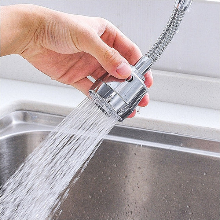 Water-saving attachment made of stainless steel, 360-degree movable and extendable | Stornfield