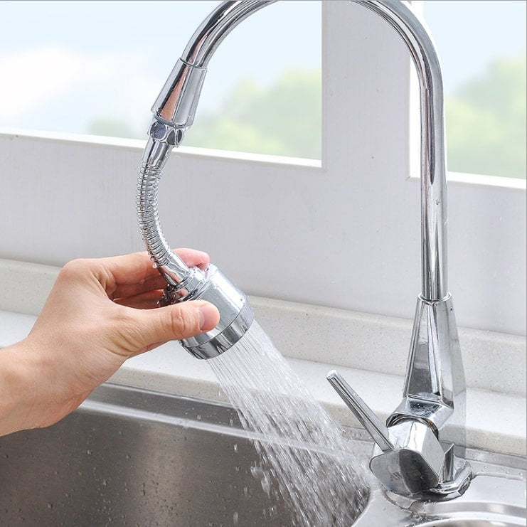 Water-saving attachment made of stainless steel, 360-degree movable and extendable | Stornfield