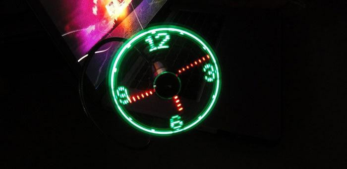 Flexible Cooling Clock Fan | Stornfield