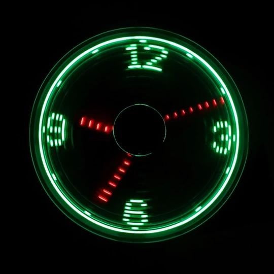 Flexible Cooling Clock Fan | Stornfield