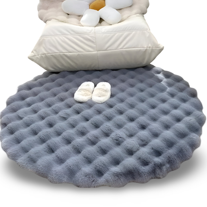 Round Velvety Soft Non-Slip Floor Mat – Cozy Fleece Home Decoration | Stornfield