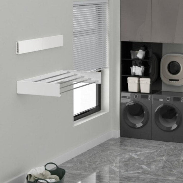 Wall-mounted clothes drying rack foldable | Stornfield