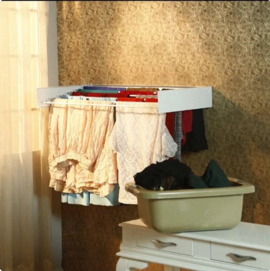 Wall-mounted clothes drying rack foldable | Stornfield