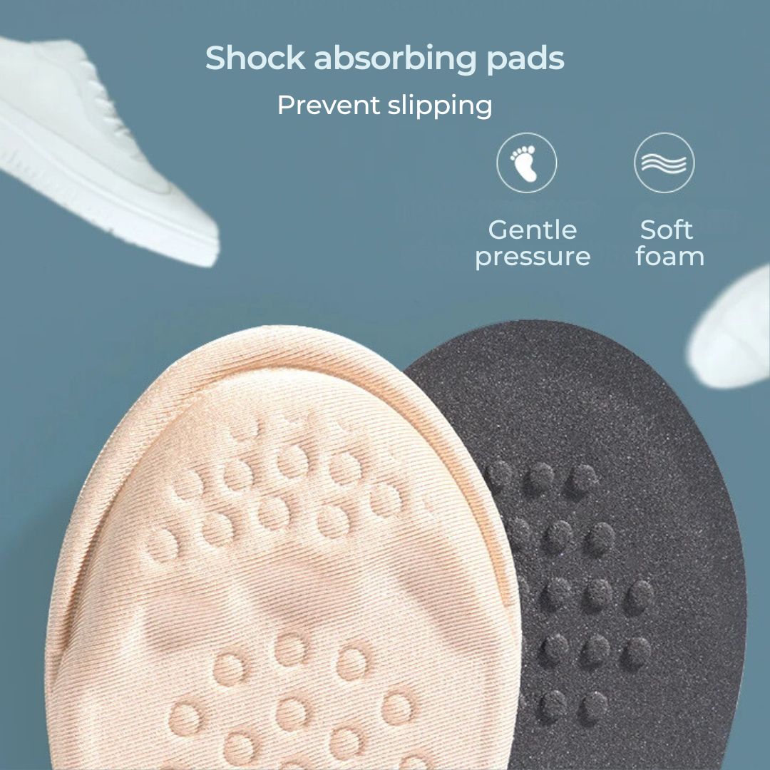 FootEase Half Insoles Forefoot Inserts | Foot Pain Relief - Shock Absorption - Custom Fit for Everyday Comfort Stornfield
