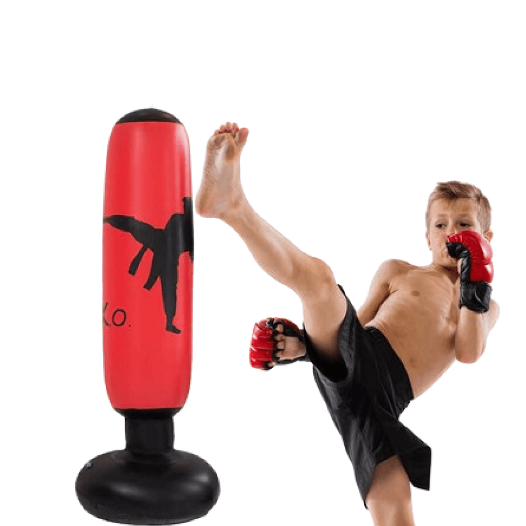 Stornfield | PowerStrike Punch Bag | Strengthen power and endurance - Inflatable freestanding boxing tower for intensive training