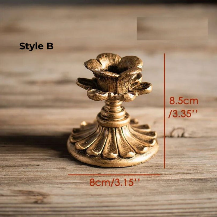 Stornfield | AuricGlow – Rustic candle holder with elegant luxury for a timeless look