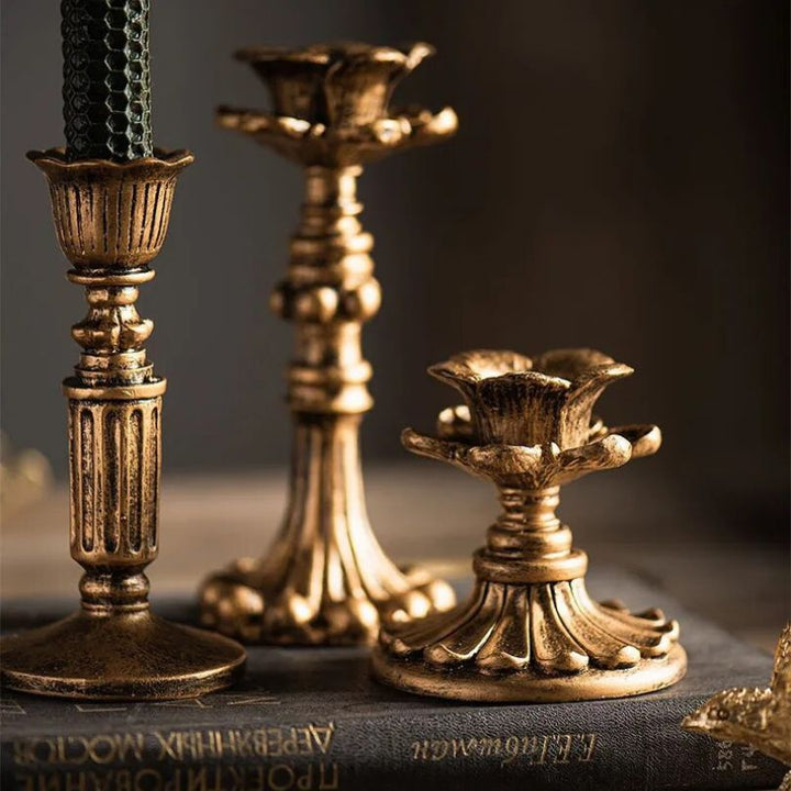 Stornfield | AuricGlow – Rustic candle holder with elegant luxury for a timeless look