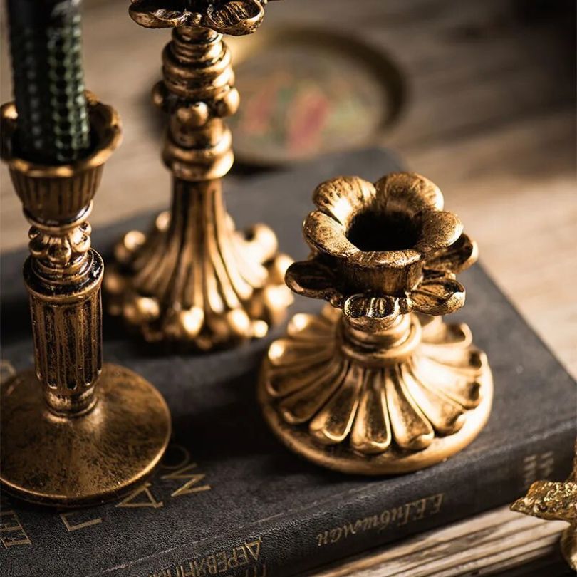 Stornfield | AuricGlow – Rustic candle holder with elegant luxury for a timeless look