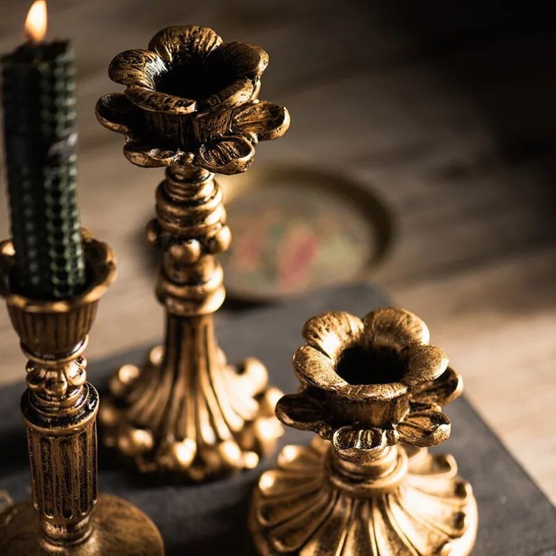 Stornfield | AuricGlow – Rustic candle holder with elegant luxury for a timeless look