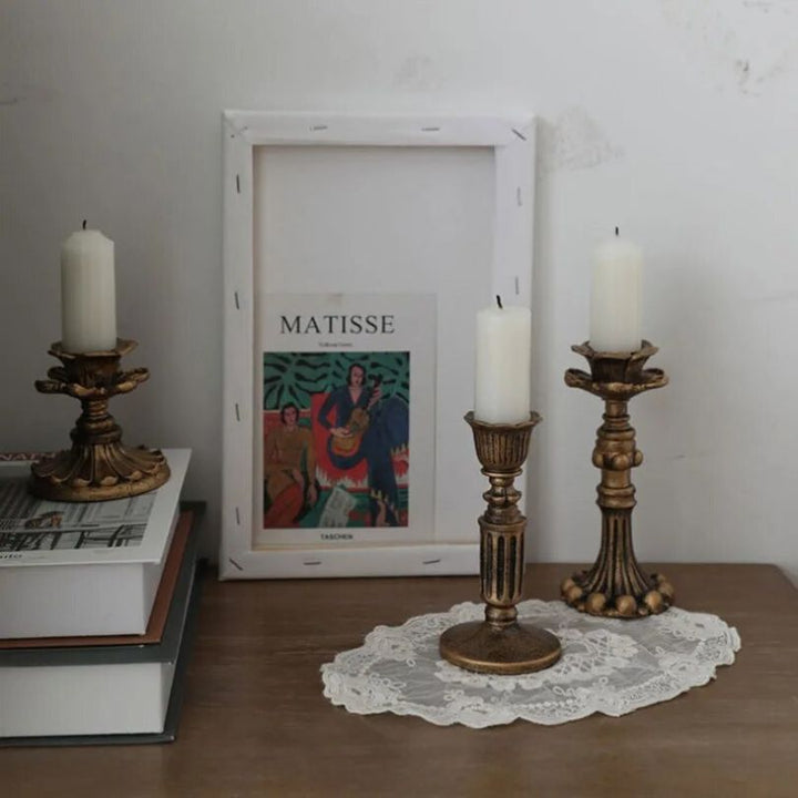 Stornfield | AuricGlow – Rustic candle holder with elegant luxury for a timeless look