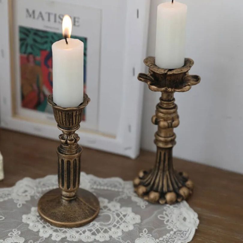 Stornfield | AuricGlow – Rustic candle holder with elegant luxury for a timeless look