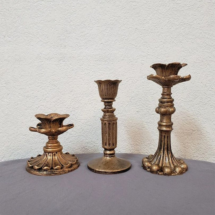 Stornfield | AuricGlow – Rustic candle holder with elegant luxury for a timeless look