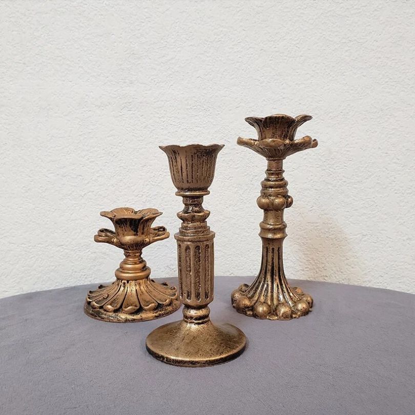 Stornfield | AuricGlow – Rustic candle holder with elegant luxury for a timeless look