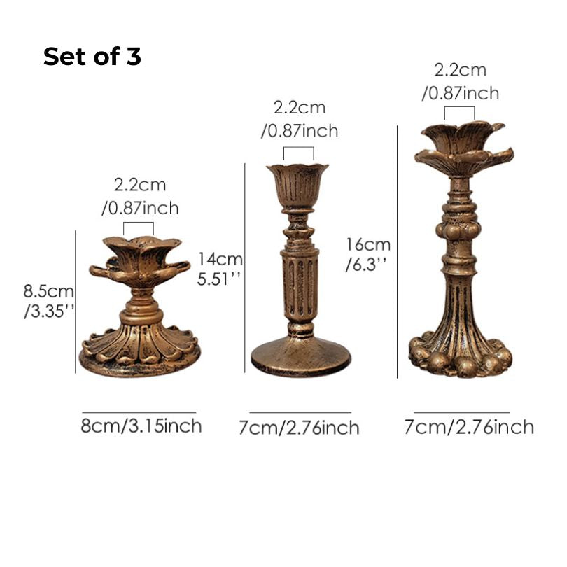 Stornfield | AuricGlow – Rustic candle holder with elegant luxury for a timeless look
