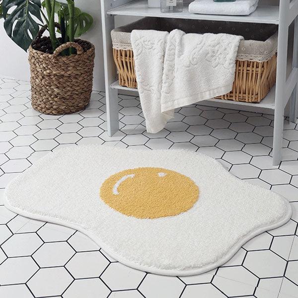 Fried Egg Shaped Rug | Stornfield