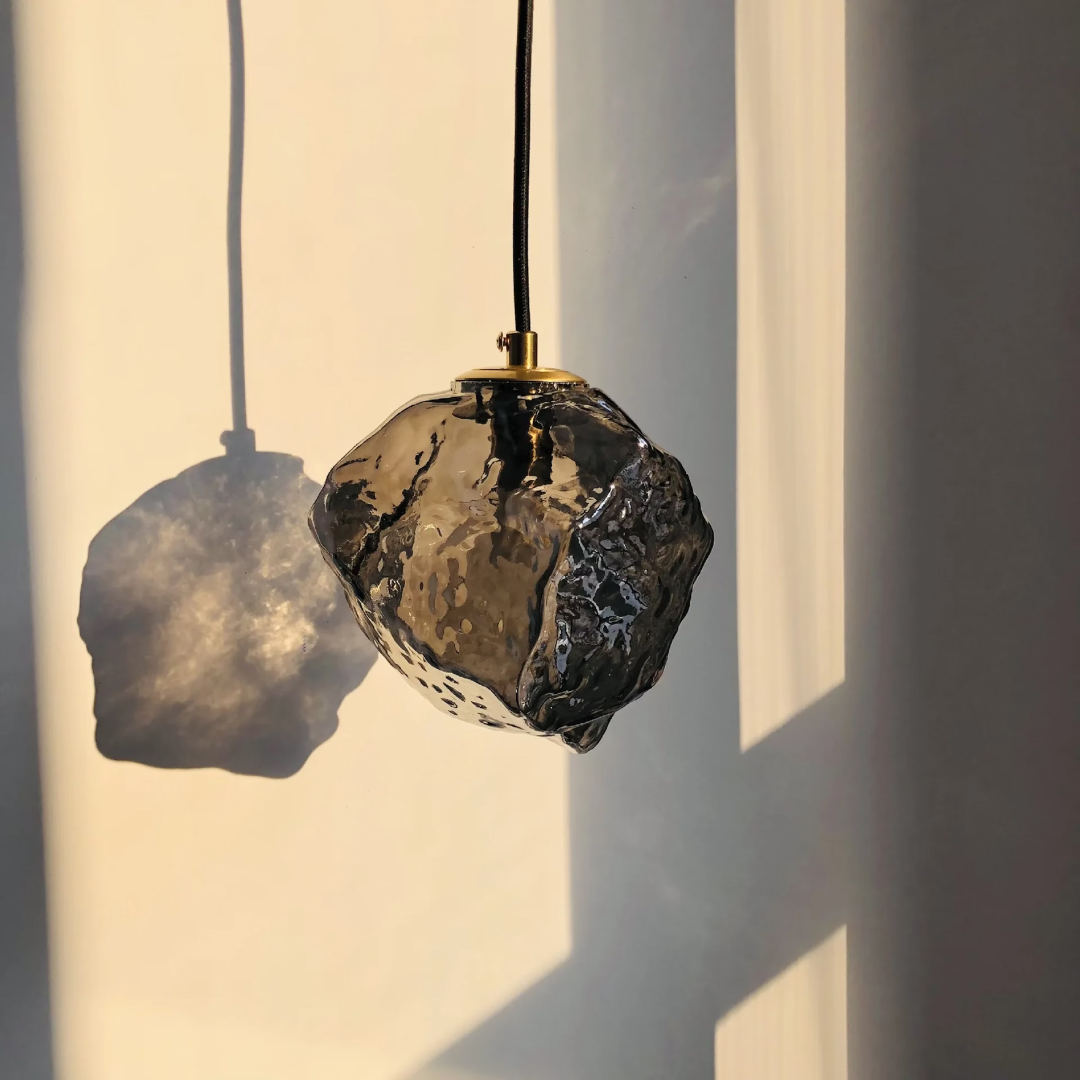 Stornfield | Frostglow Icicle-Inspired Glass Pendant