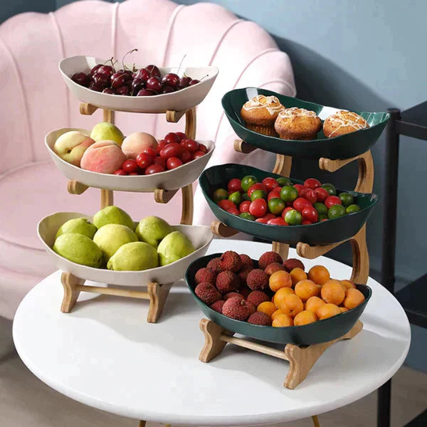 Stornfield | FruitStack | Kreative 3-Tier Fruit Bowl