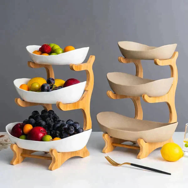 Stornfield | FruitStack | Kreative 3-Tier Fruit Bowl