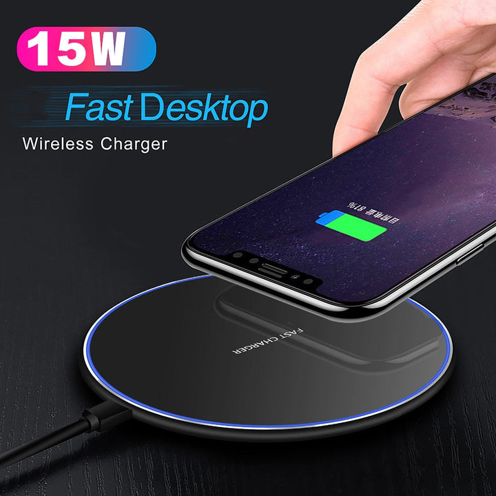 Stornfield | 30W Fast Wireless Charging Pad | Premium USB C Charging Cable MagSafe Charger for Apple iPhone, Samsung & Android - Fast Wireless Charging Pad
