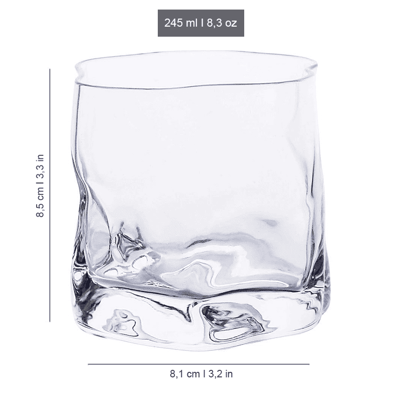 Fukisoku Whiskey Glass - Set of 2 | Stornfield