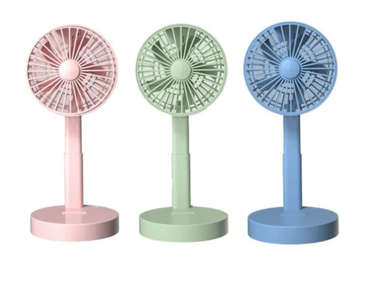 Foldable Telescopic Charging Fan, Minimalist, Mini Portable Desktop | Stornfield