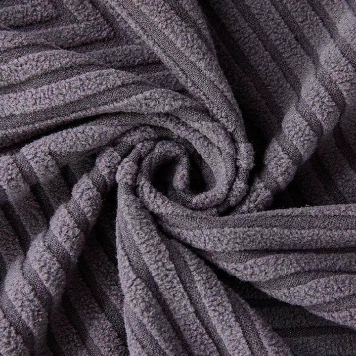 Fully Wrapped Herringbone Couch Cover in Durable Chenille | Stornfield