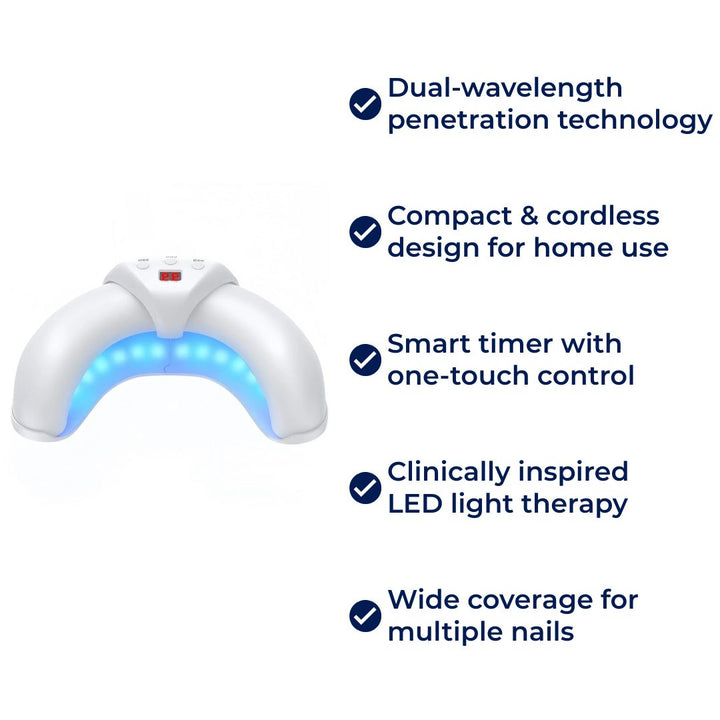 FungiFree | Laser Device for Nail Fungus - Dual Wavelength Penetration - Compact Home Use - Stornfield Fungal Nail Recovery