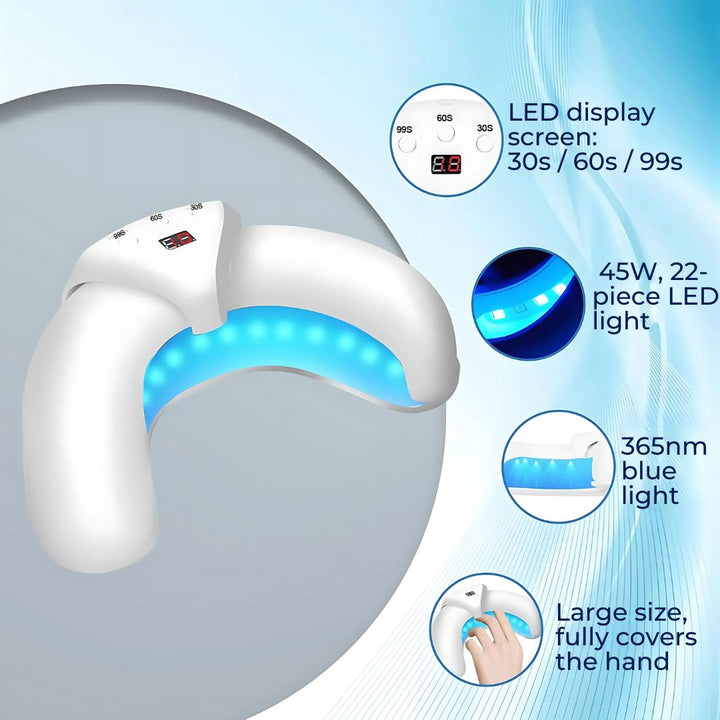 FungiFree | Laser Device for Nail Fungus - Dual Wavelength Penetration - Compact Home Use - Stornfield Fungal Nail Recovery