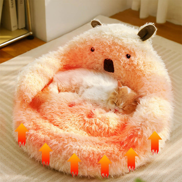 Alpaca-Shaped Pet Bed Ultra-Soft Warm Supportive Design | Stornfield