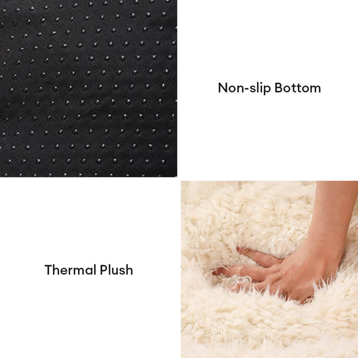 Stornfield | Lit pour chien et chat en forme d'alpaga, moelleux, chaud et amovible