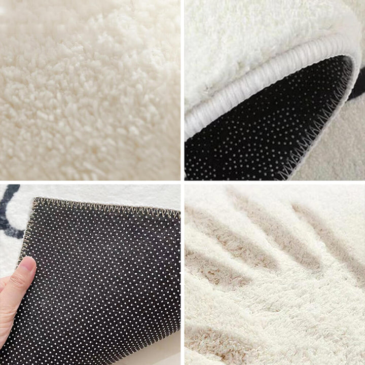 Stornfield | Irregular Plaid Faux Cashmere Cozy Night Rug