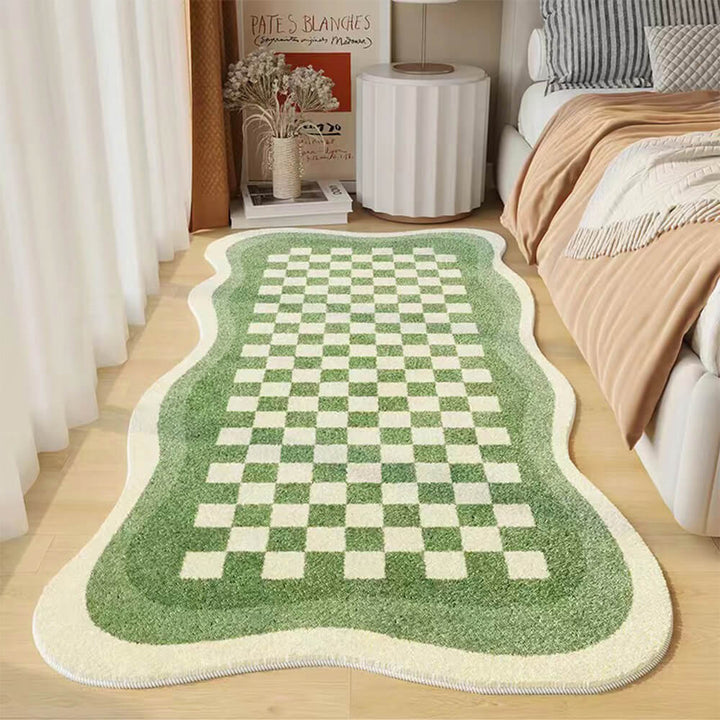 Stornfield | Irregular Plaid Faux Cashmere Cozy Night Rug
