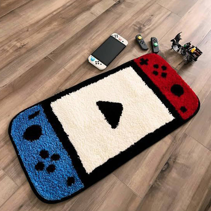 Stornfield | Game Controller Shaped Faux Cashmere Printed Rug
