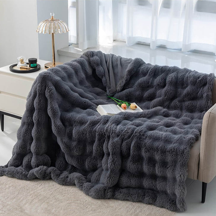 Stornfield | Premium Double Layer Thick Faux Lamb Fur Blanket
