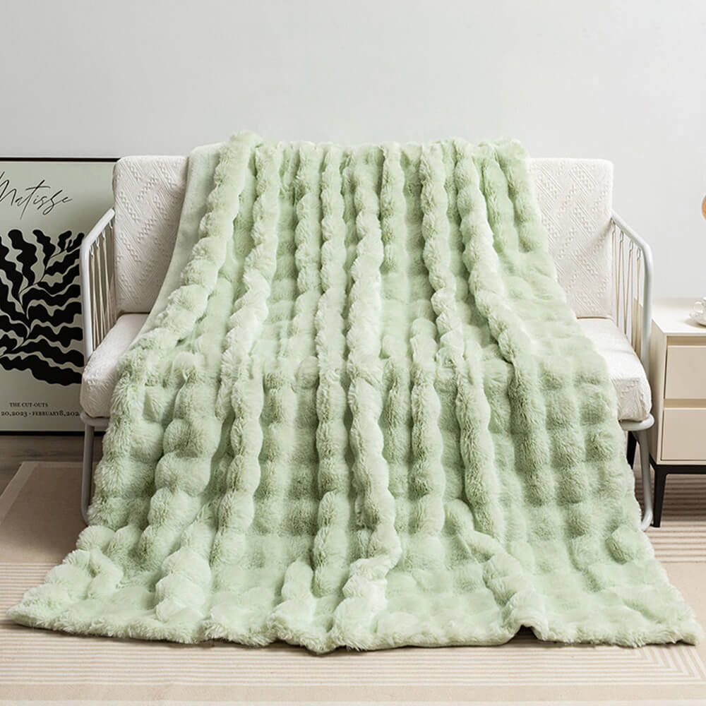 Stornfield | Premium Double Layer Thick Faux Lamb Fur Blanket