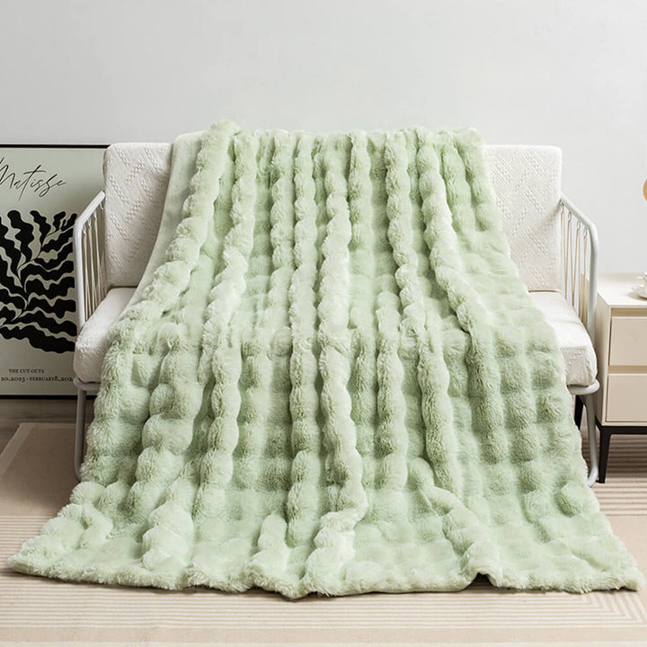 Stornfield | Premium Double Layer Thick Faux Lamb Fur Blanket