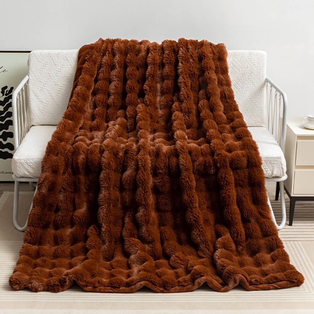 Stornfield | Premium Double Layer Thick Faux Lamb Fur Blanket