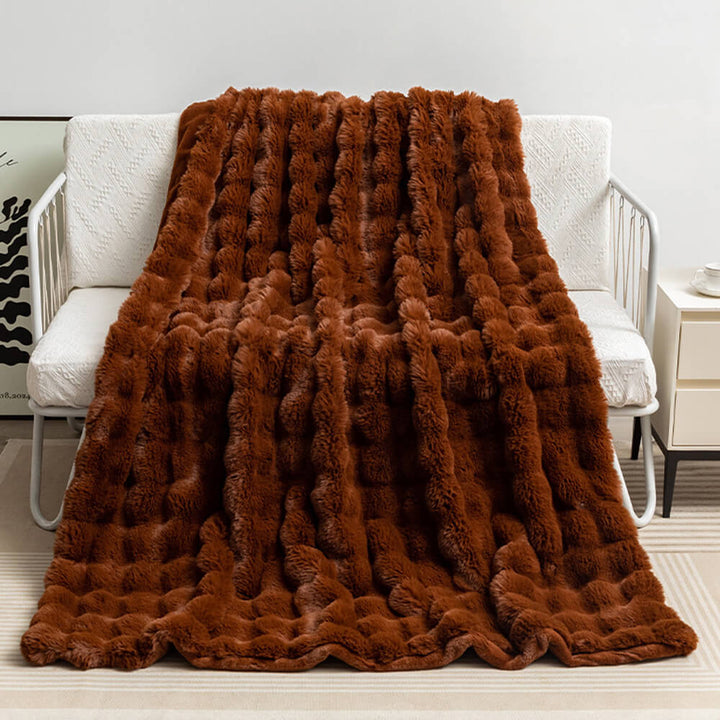 Stornfield | Premium Double Layer Thick Faux Lamb Fur Blanket