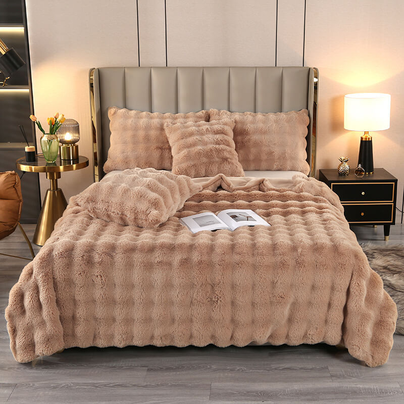 Stornfield | Premium Double Layer Thick Faux Lamb Fur Blanket