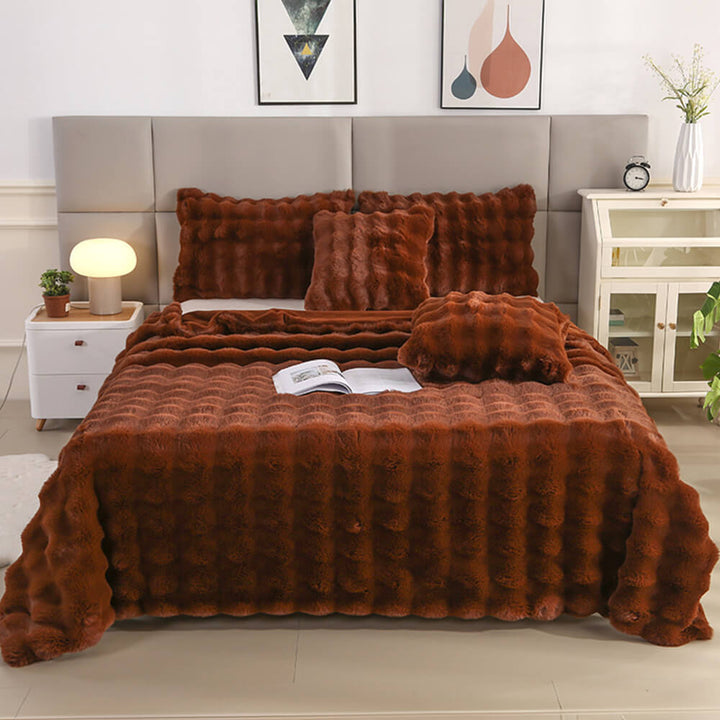 Stornfield | Premium Double Layer Thick Faux Lamb Fur Blanket
