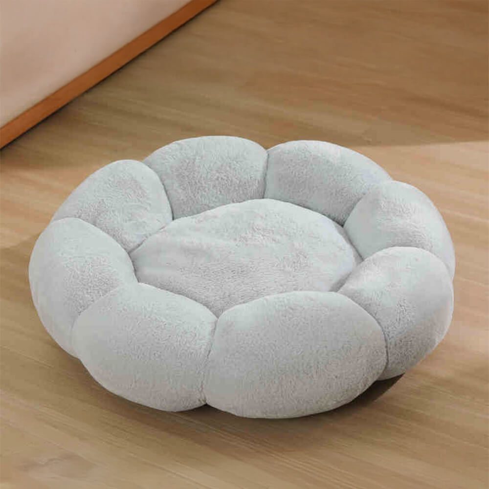 Stornfield | Flower Heat Washable Decorative Dog and Cat Bed with Full Support