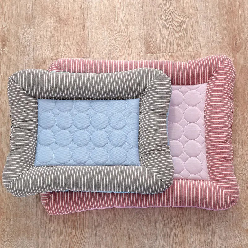 FurChill Frenchie Breathable Dog Bed – Cooling Mat with Non-Slip Base for Hot Days | Stornfield