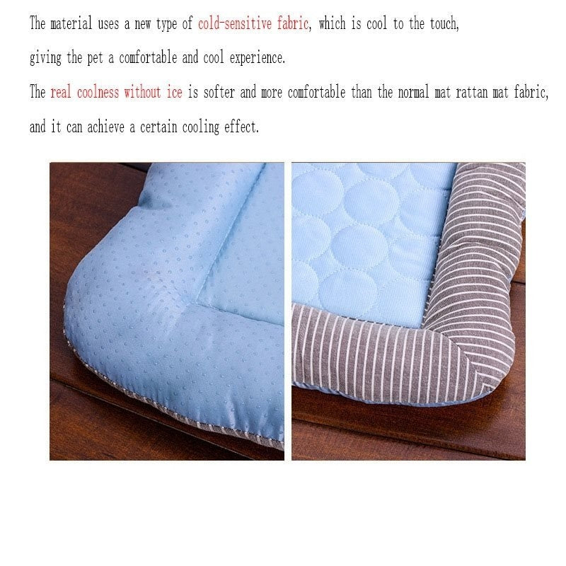 FurChill Frenchie Breathable Dog Bed – Cooling Mat with Non-Slip Base for Hot Days | Stornfield