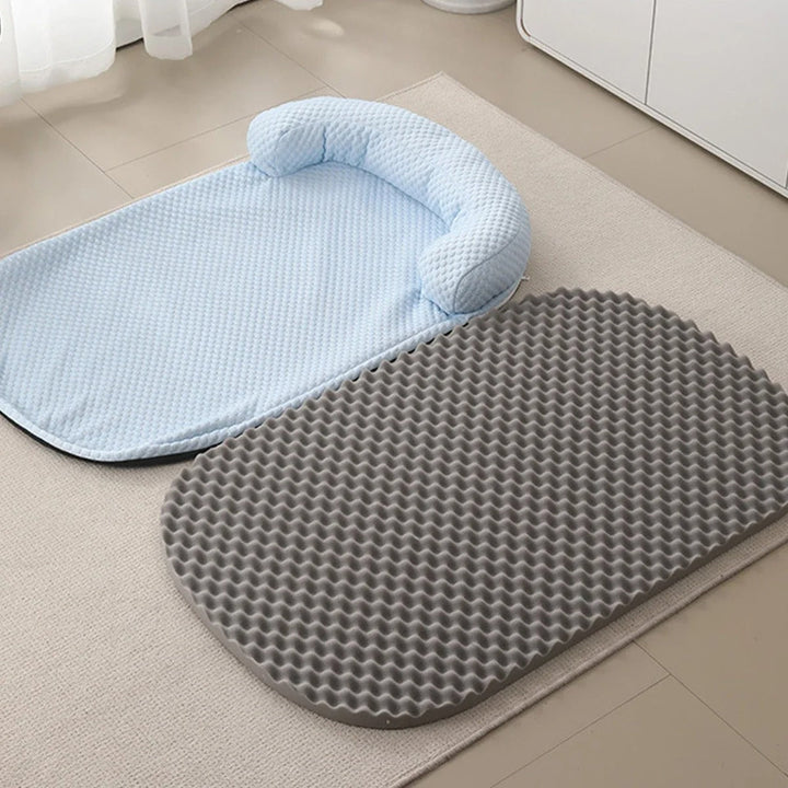 FurCool French Bulldog Cooling Mat – Breathable Washable Summer Silk Bed | Stornfield