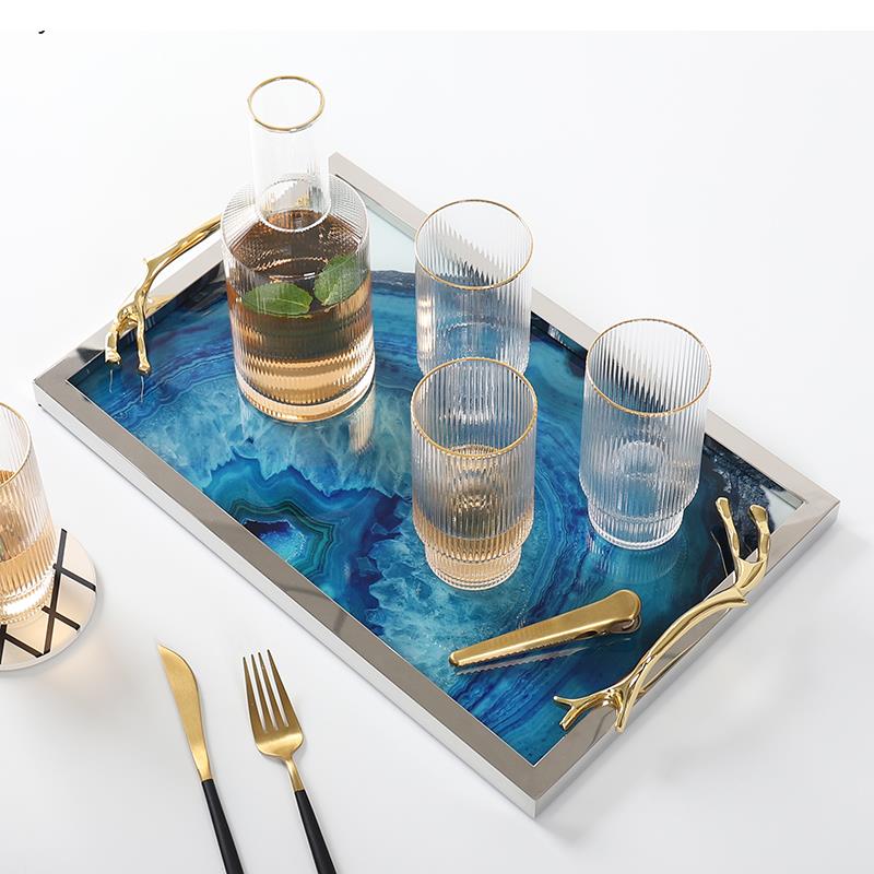 Blue Agate Tray Stornfield