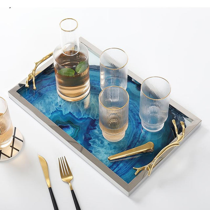 Blue Agate Tray Stornfield