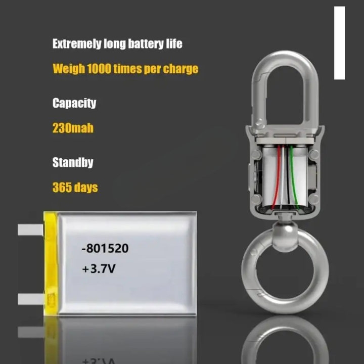 Pocket Size Keychain LCD Scale | Stornfield