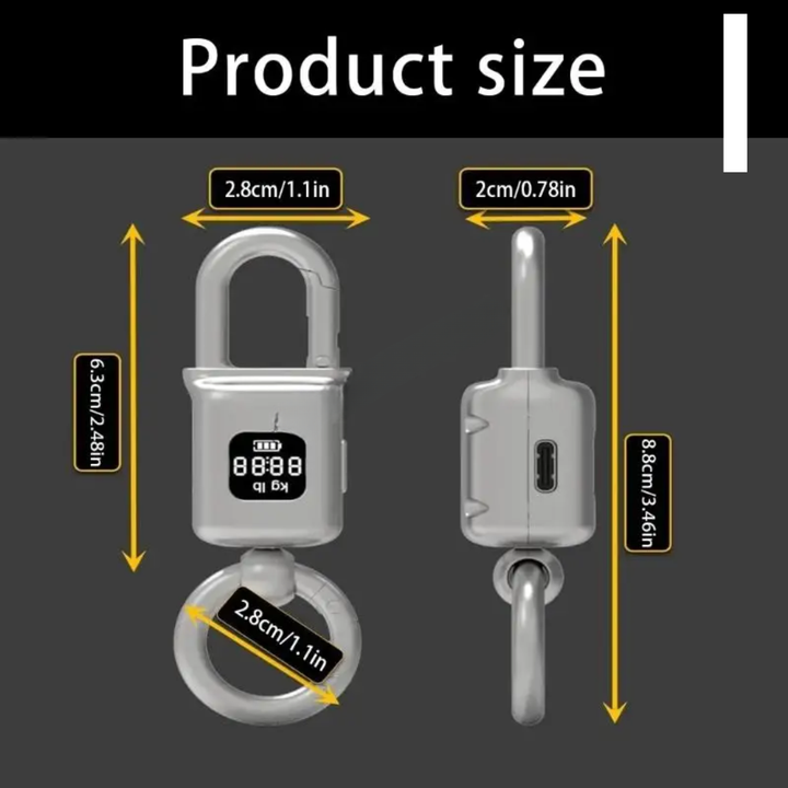 Pocket Size Keychain LCD Scale | Stornfield