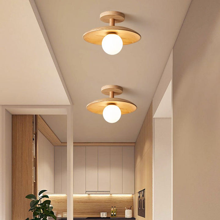 Stylish Japanese Ceiling Lamp - ZenGlow | Stornfield